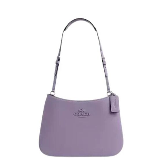 Coach Penelope Shoulder Smooth Leather Handbag Light Violet Nwt